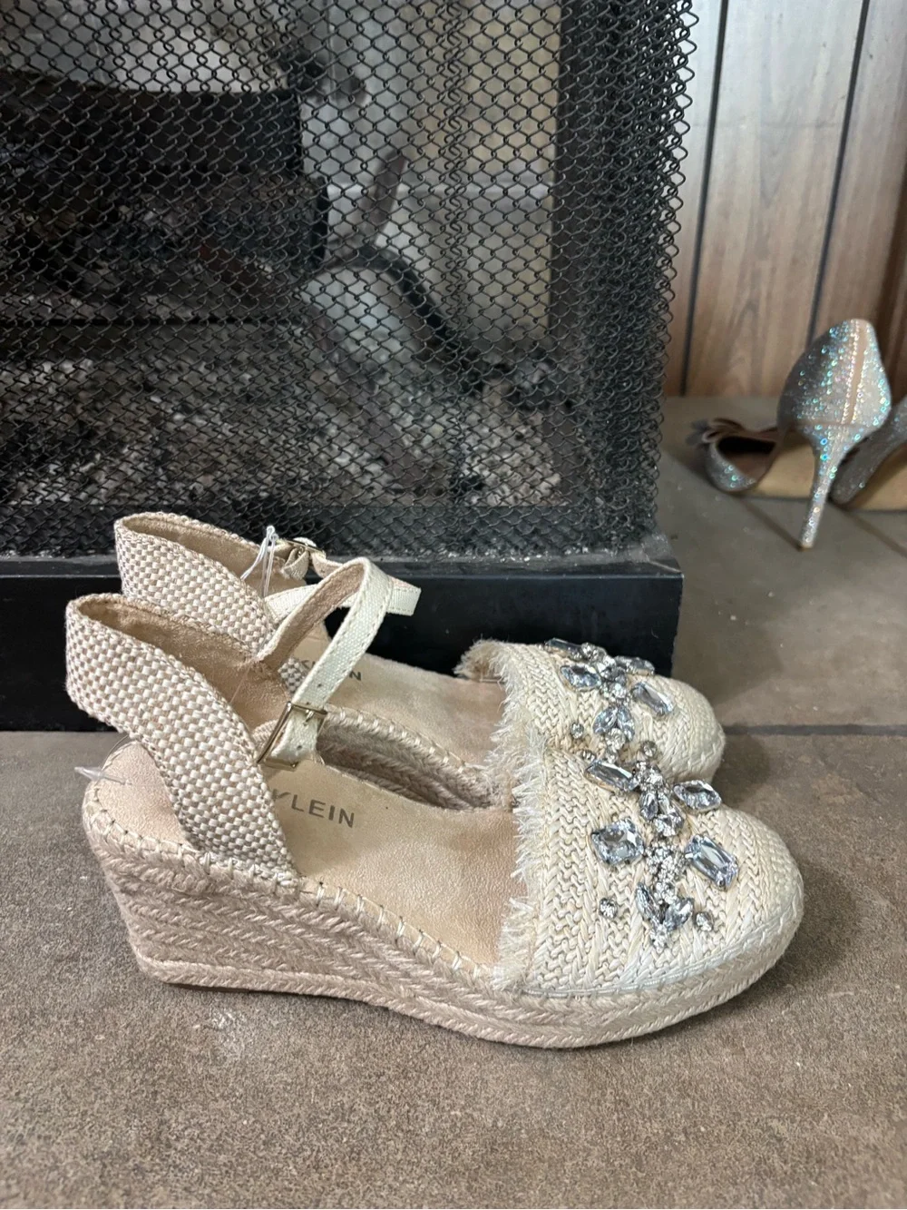 Anne Klein Women's Lenox Espadrille Wedge Sandal Size 8 NWT